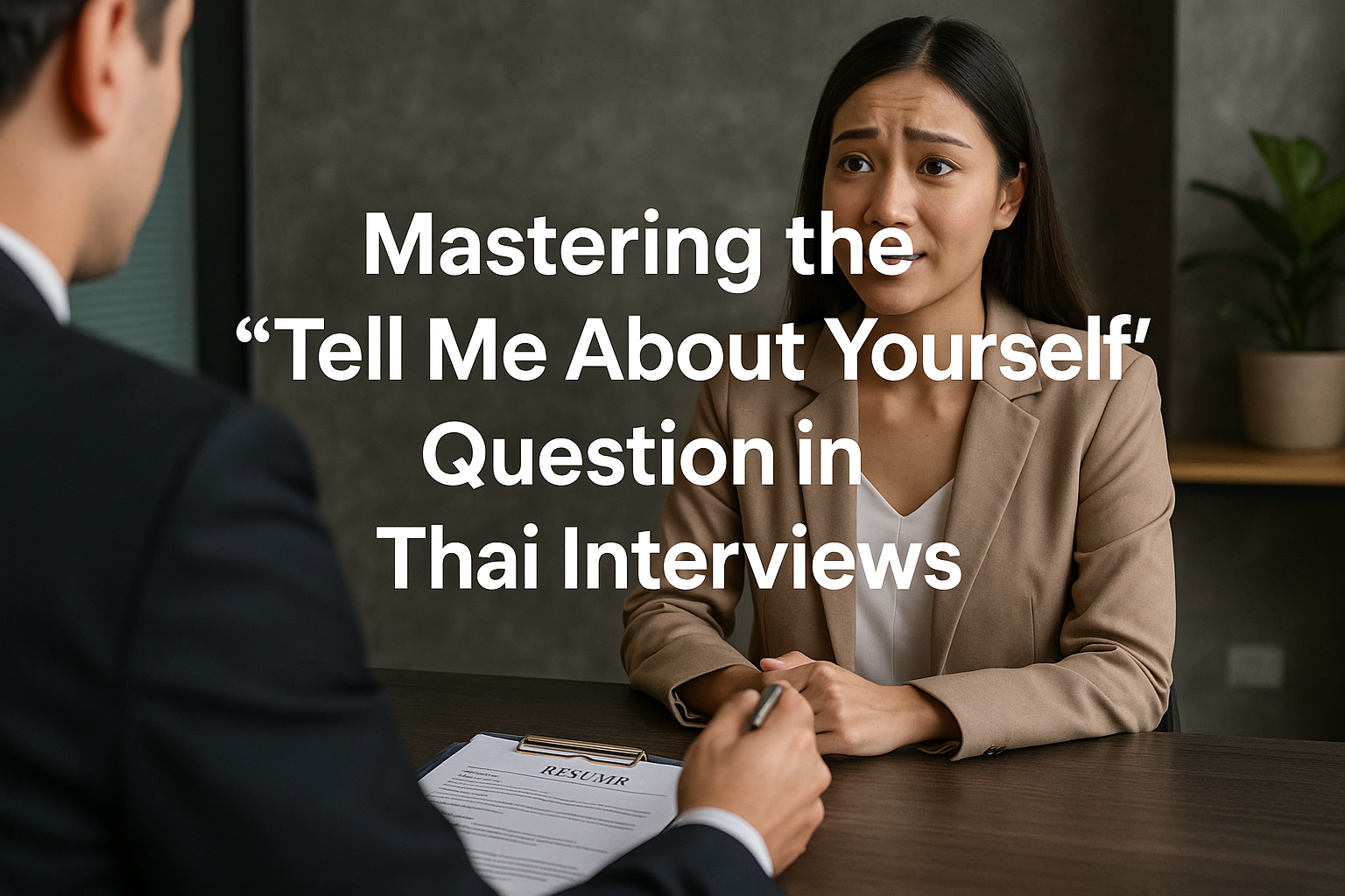 พิชิตคำถาม 'ช่วยเล่าเรื่องของคุณให้ฟังหน่อย' ในการสัมภาษณ์งานที่ไทย