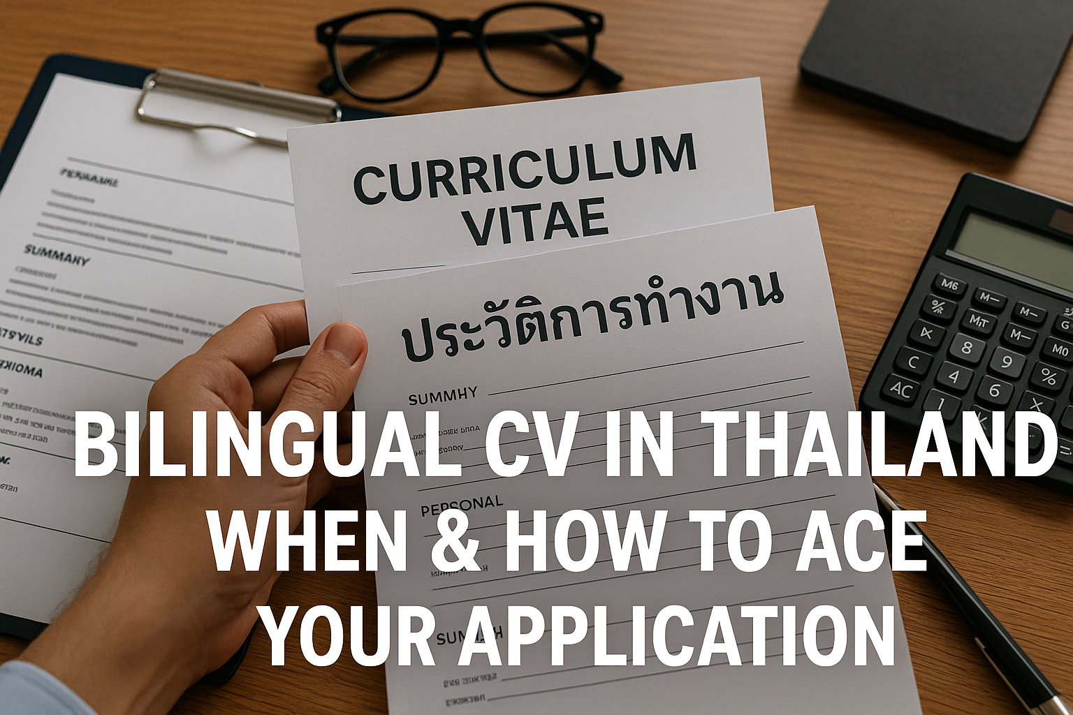 เรซูเม่สองภาษาในไทย: เมื่อไหร่ที่ต้องใช้ และทำอย่างไรให้โดดเด่น