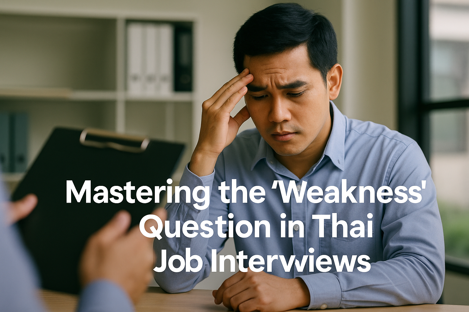 พิชิตคำถาม 'จุดอ่อน' ในการสัมภาษณ์งานสไตล์ไทย