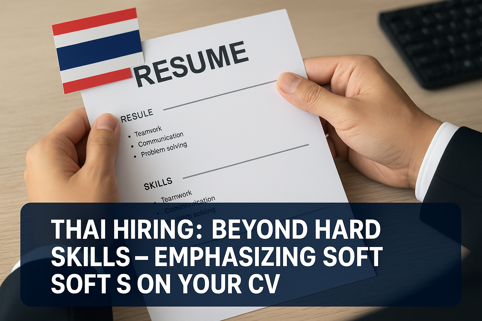 การจ้างงานในไทย: ก้าวข้าม Hard Skills – เน้น Soft Skills บน CV ของคุณให้โดดเด่น