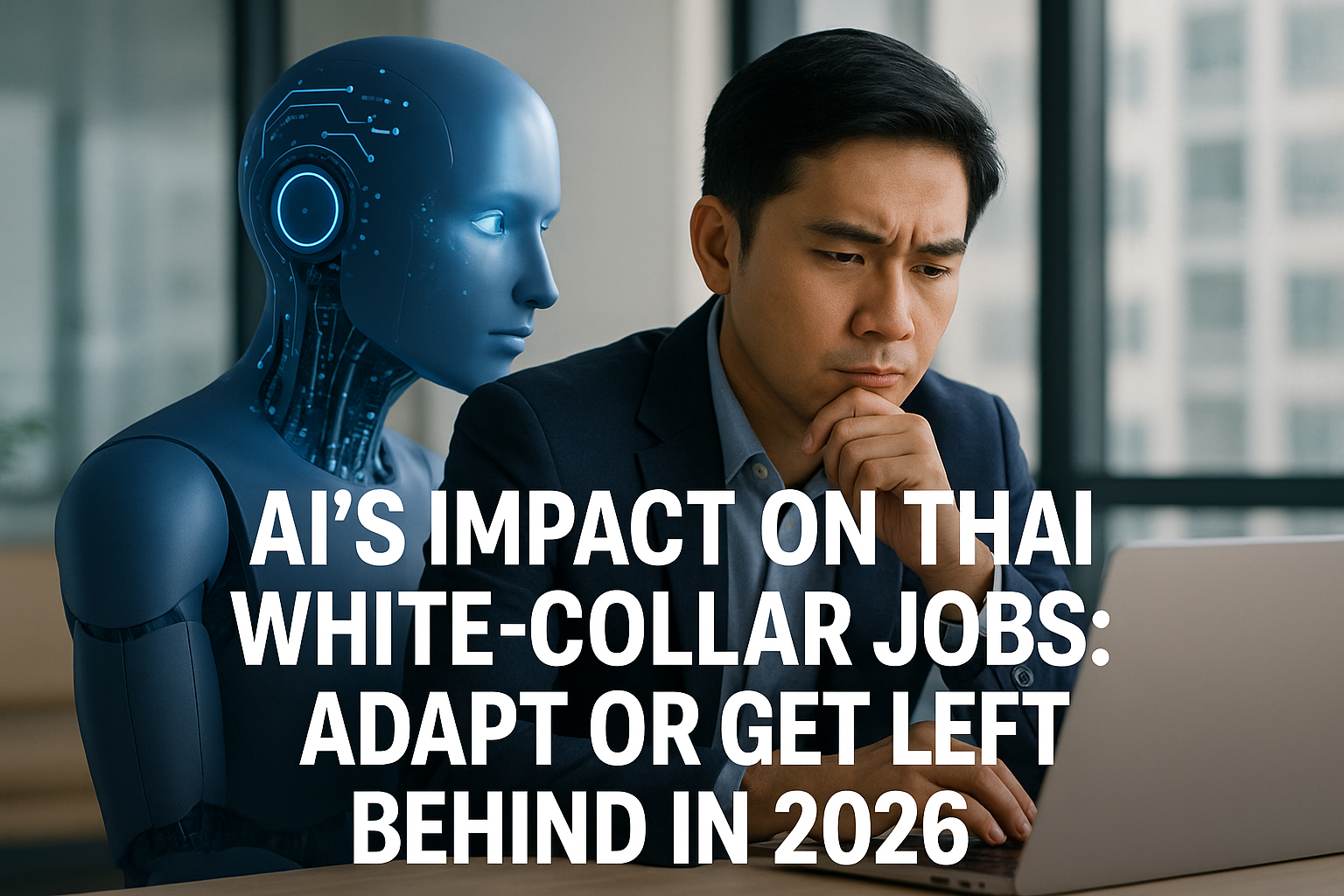ผลกระทบของ AI ต่องาน White-Collar ในไทย: ปรับตัวหรือถูกทิ้งไว้ข้างหลังในปี 2026
