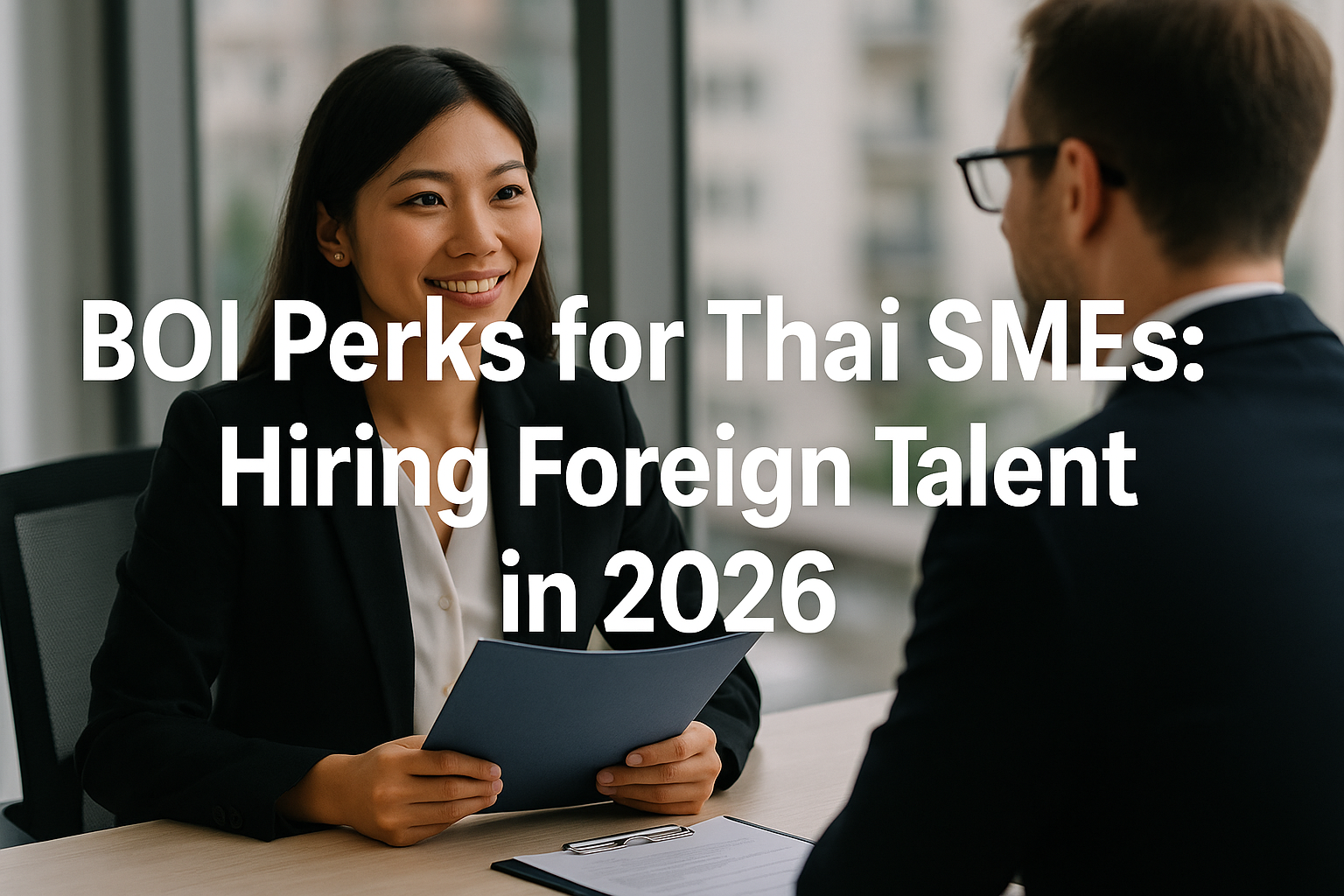 สิทธิประโยชน์ BOI สำหรับ SME ไทย: จ้างผู้มีความสามารถต่างชาติในปี 2026